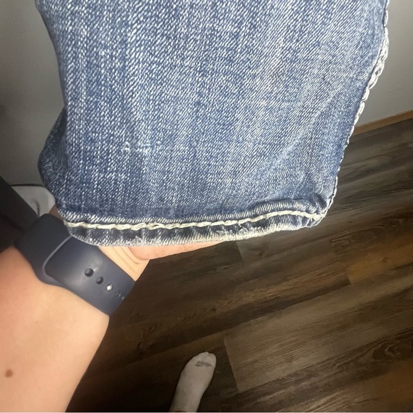 Rock Revival Jacklyn Boot Jeans Women 26 Blue Embellished Inseam 32 - Picture 13 of 13